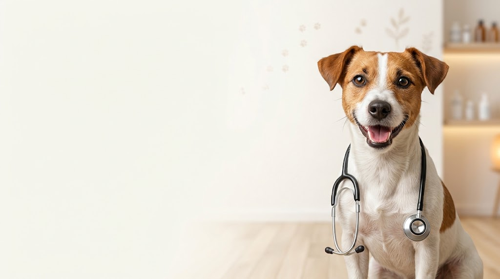 Perro feliz en consulta de Pet Zoo